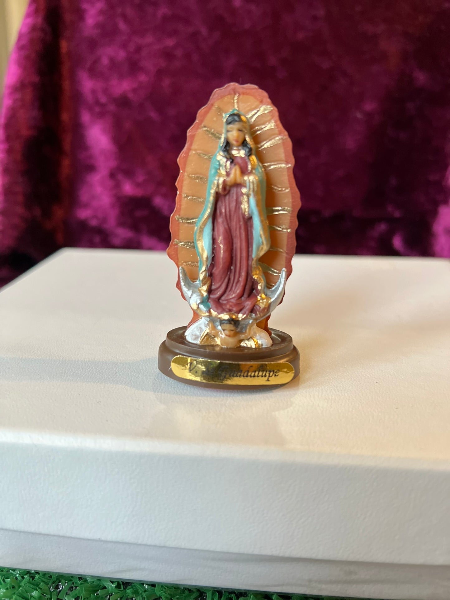 Small Virgen de Guadalupe Figure